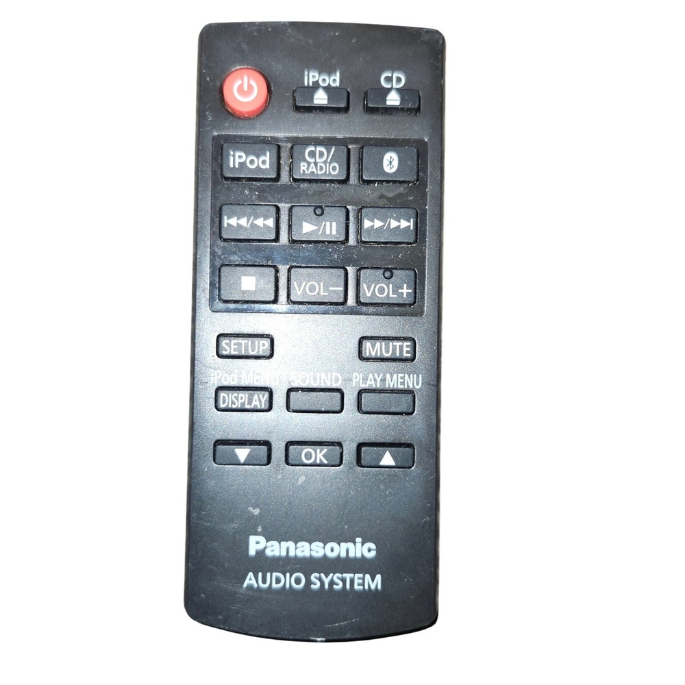 Panasonic Audio System‎ Remote Control iPod CD Radio Bluetooth N2QAYC000082